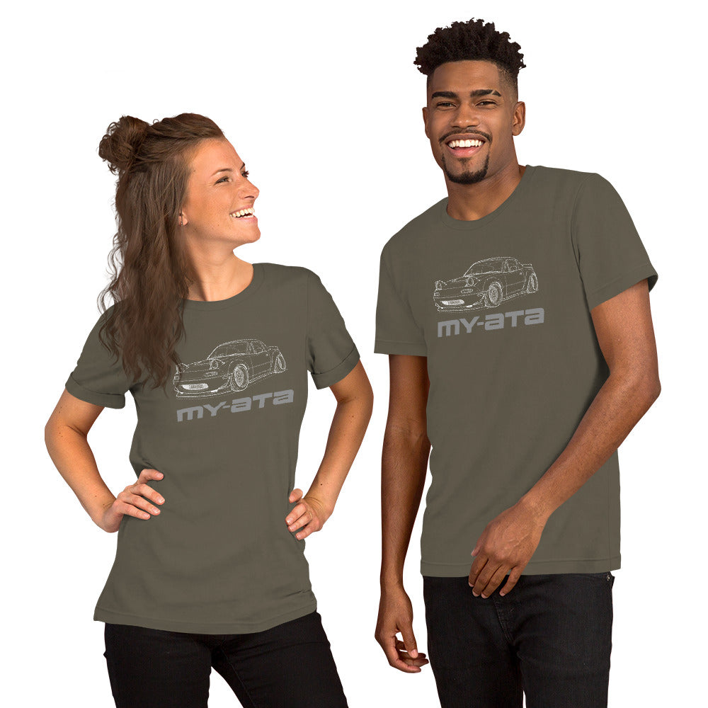 My-ATA Tee — It's Not Yours graphic t-shirt, Army front view (3) — Marque automotive apparel