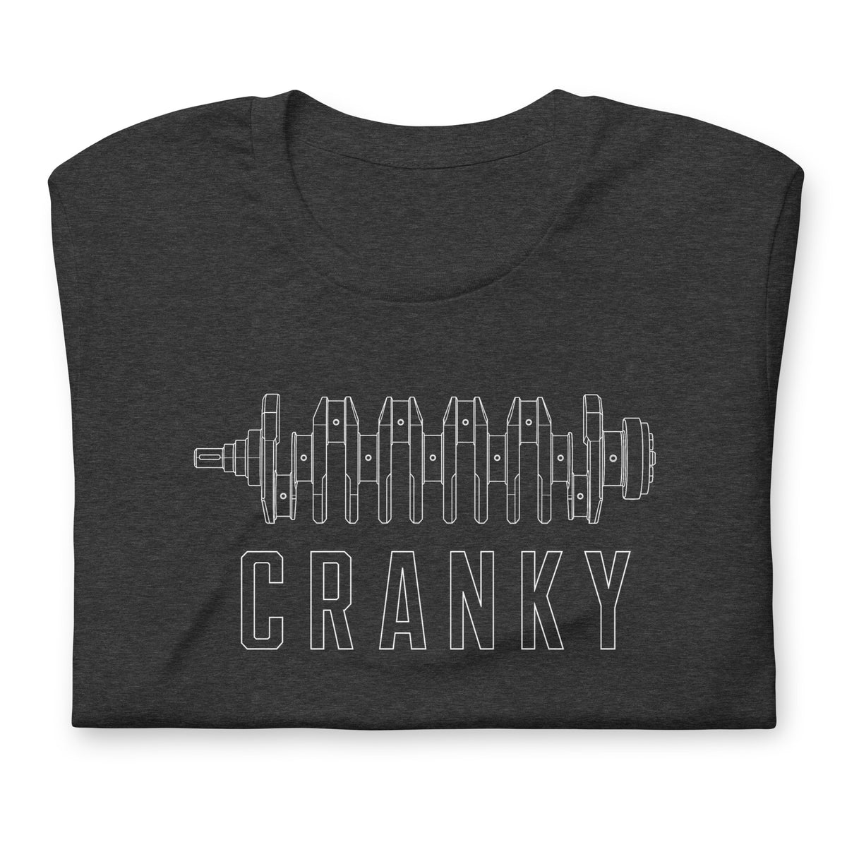 Cranky Tee — Crankshaft Attitude — Marque automotive apparel
