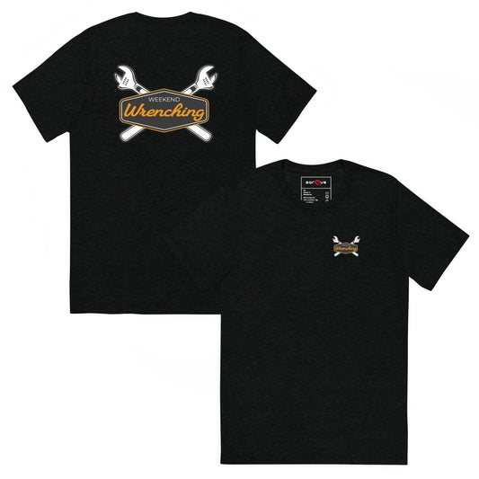 Weekend Wrenching tri-blend graphic t-shirt — Marque