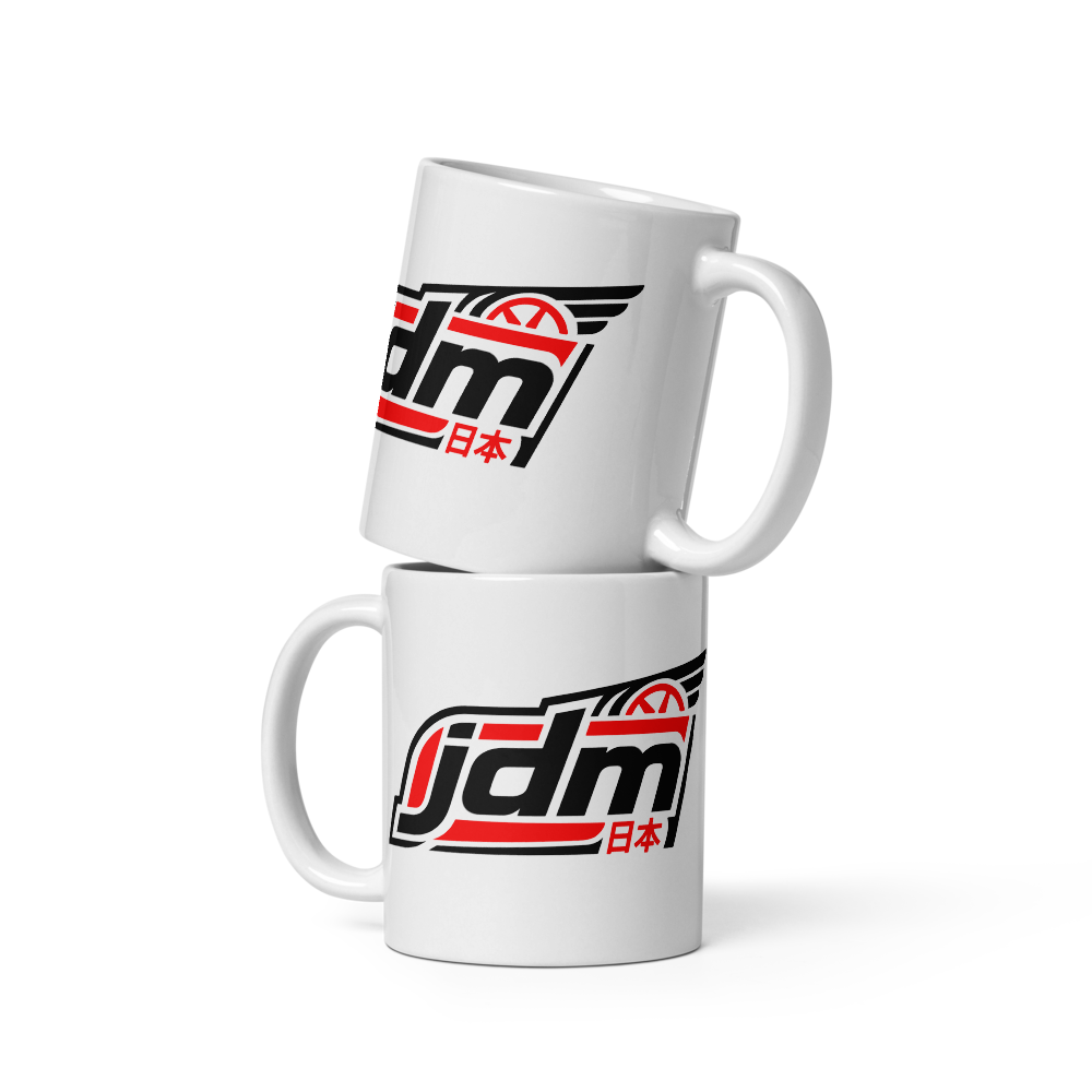 JDM Street Culture Ceramic Mug | Japanese Drift Inspired Graphic | Coffee Cup