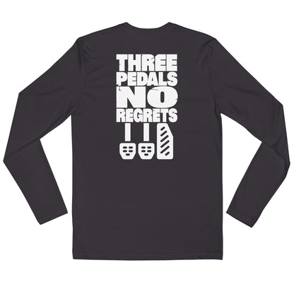 Three Pedal No Regrets manual gearbox graphic t-shirt — Marque