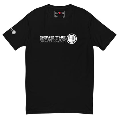 Save the Manuals stick-shift graphic t-shirt — Marque