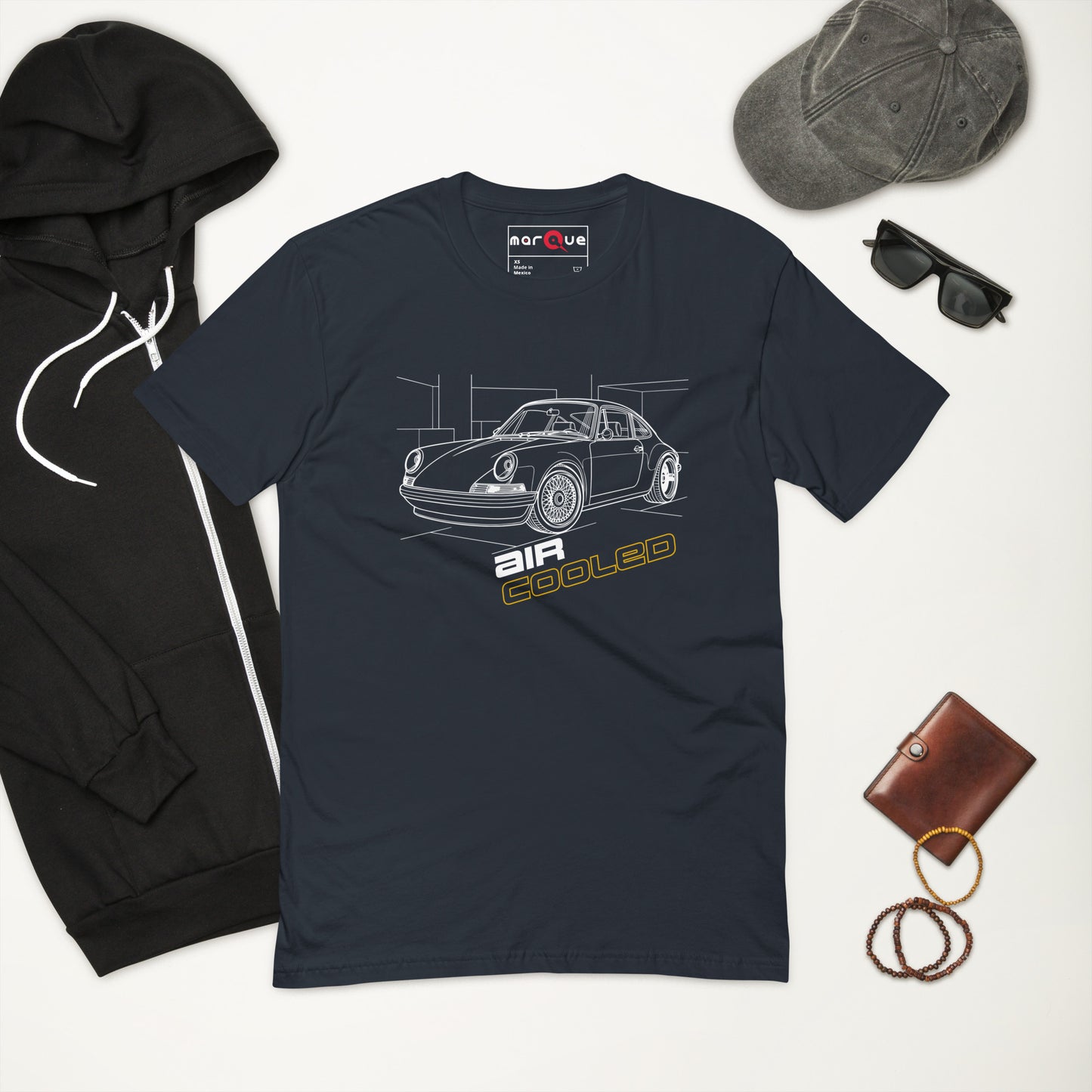 Air-Cooled Heritage Tee — Classic Profile — Marque automotive apparel