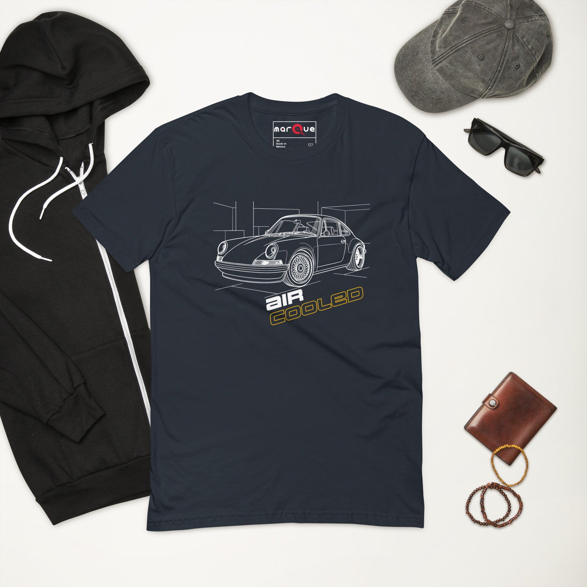 Air-Cooled Heritage Tee — Classic Profile — Marque automotive apparel
