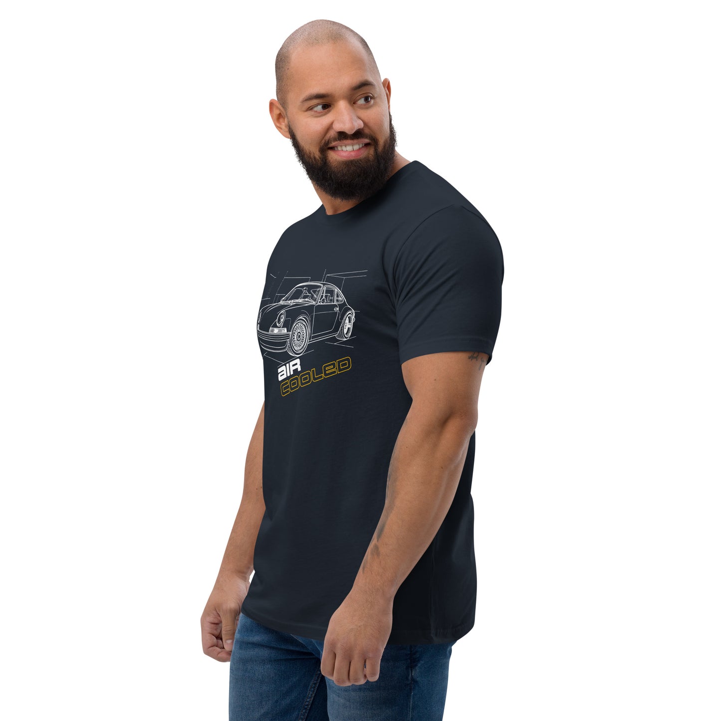 Air-Cooled Heritage Tee — Classic Profile — Marque automotive apparel