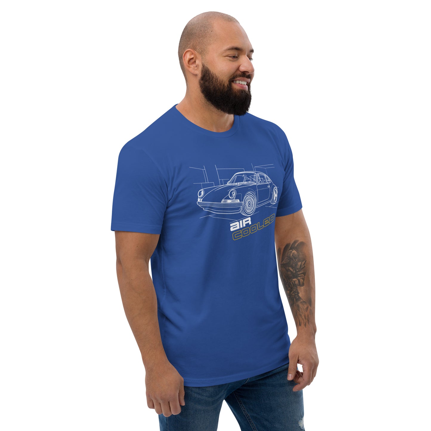 Air-Cooled Heritage Tee — Classic Profile — Marque automotive apparel