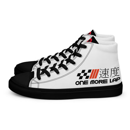 One More Lap automotive high-top sneakers — Marque