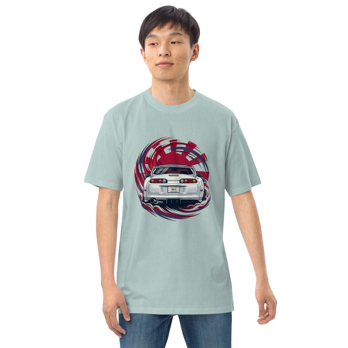A80 Rising Sun Tee — Twin-Turbo Legend — Marque automotive apparel