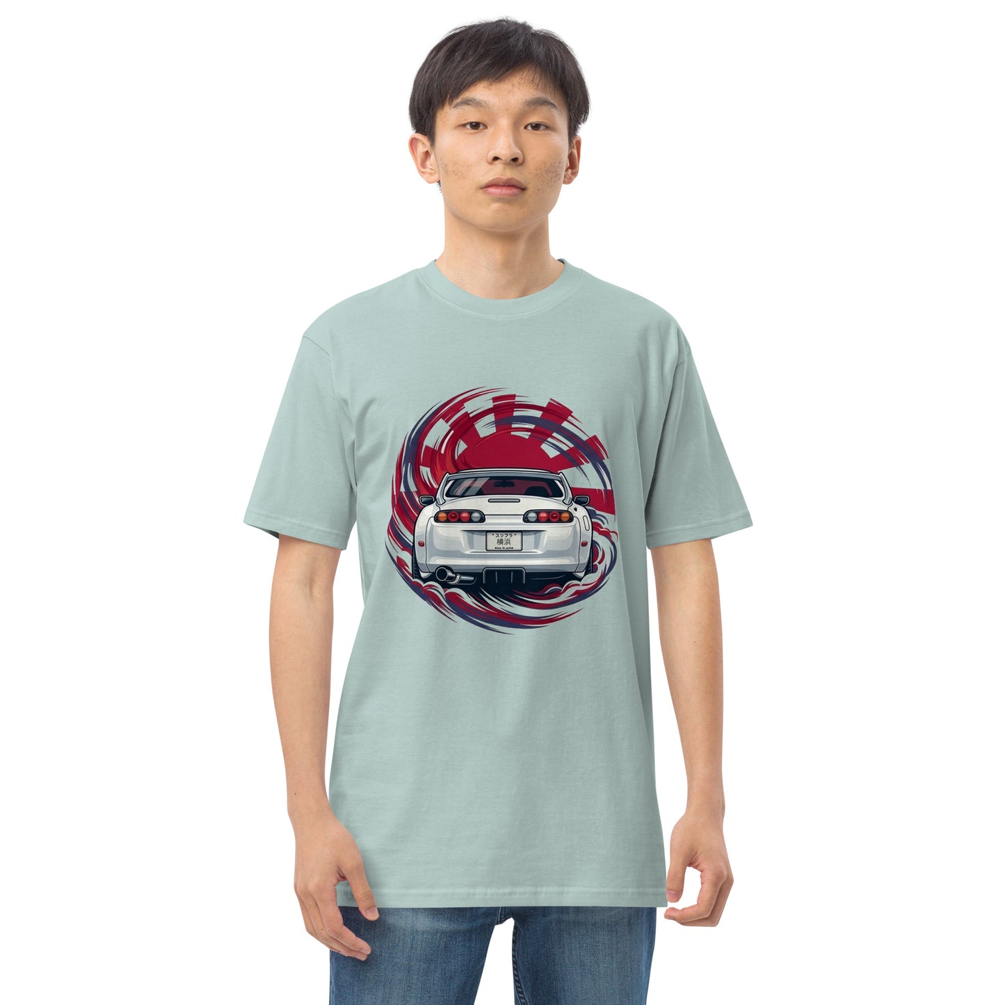 A80 Rising Sun Tee — Twin-Turbo Legend — Marque automotive apparel