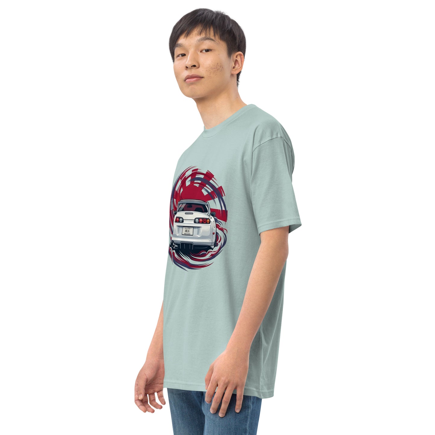 A80 Rising Sun Tee — Twin-Turbo Legend — Marque automotive apparel