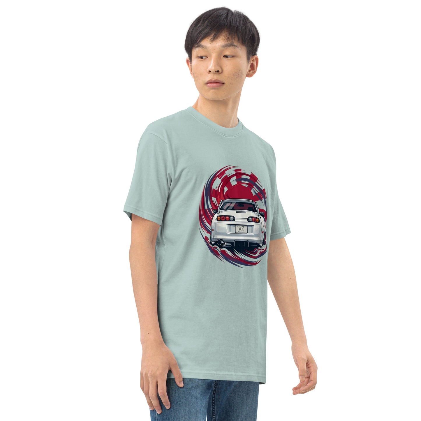 A80 Rising Sun Tee — Twin-Turbo Legend — Marque automotive apparel