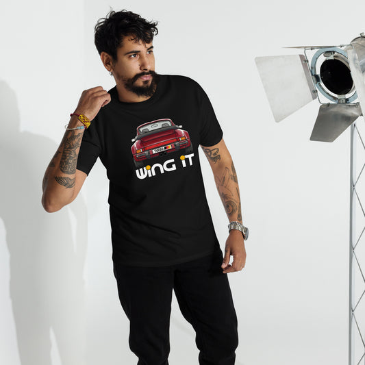 Wing It Tee — Whale-Tail Confidence — Marque automotive apparel