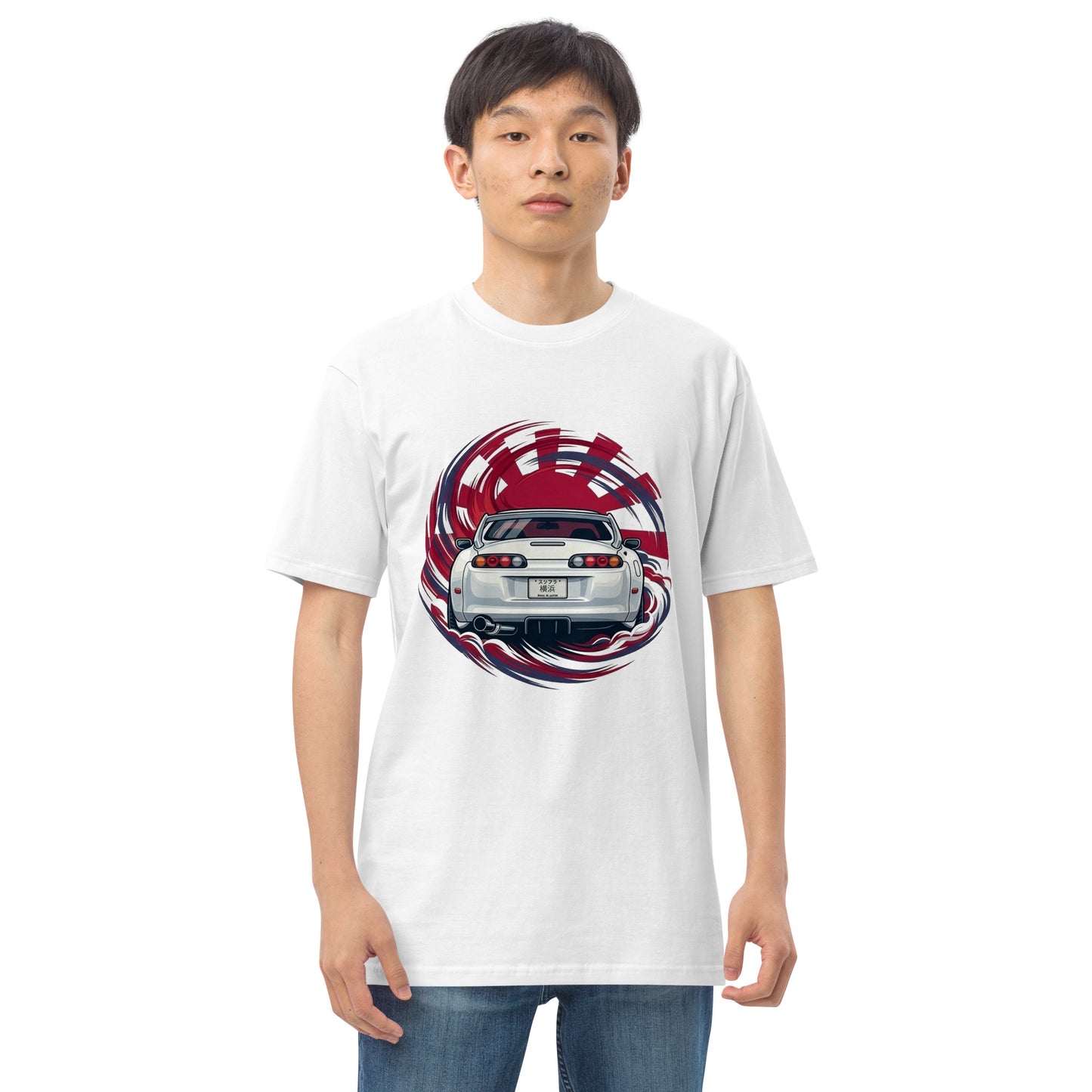 A80 Rising Sun Tee — Twin-Turbo Legend — Marque automotive apparel
