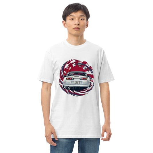 A80 Rising Sun Tee — Twin-Turbo Legend — Marque automotive apparel