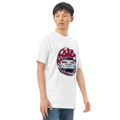 A80 Rising Sun Tee — Twin-Turbo Legend — Marque automotive apparel