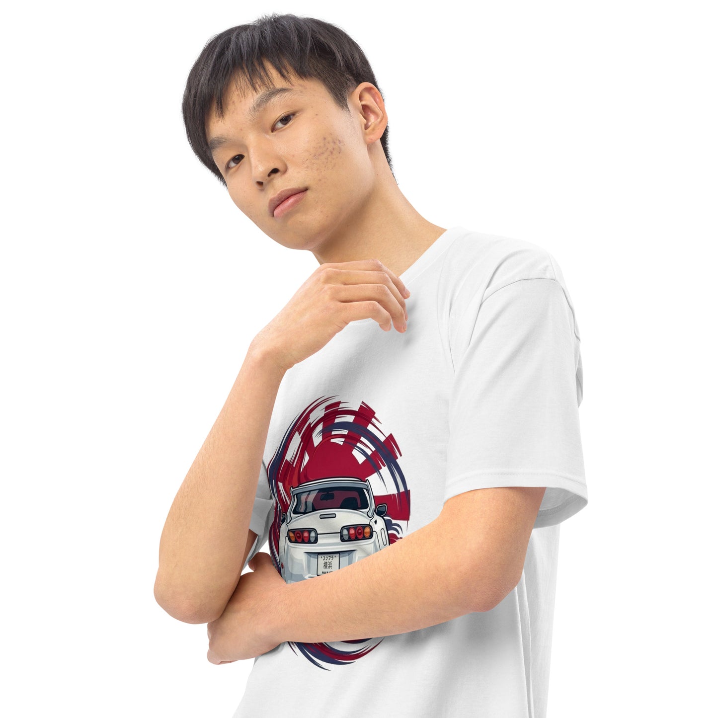 A80 Rising Sun Tee — Twin-Turbo Legend — Marque automotive apparel