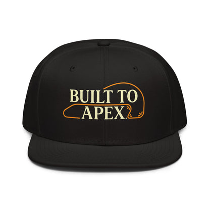 Built to Apex automotive snapback hat — Marque