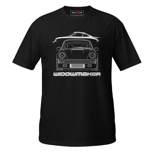 Widow-Maker air-cooled whale-tail turbo graphic t-shirt — Marque