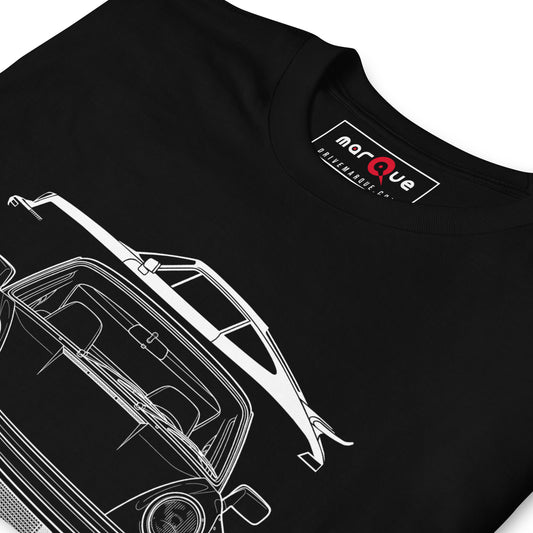 Widow-Maker air-cooled whale-tail turbo graphic t-shirt — Marque