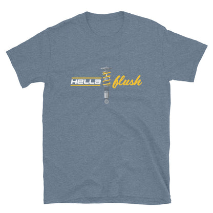 Hella Flush Tee — Static Stance graphic t-shirt, front view (19) — Marque automotive apparel