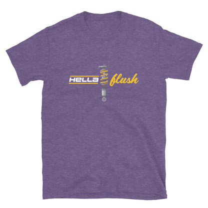 Hella Flush Tee — Static Stance graphic t-shirt, front view (5) — Marque automotive apparel