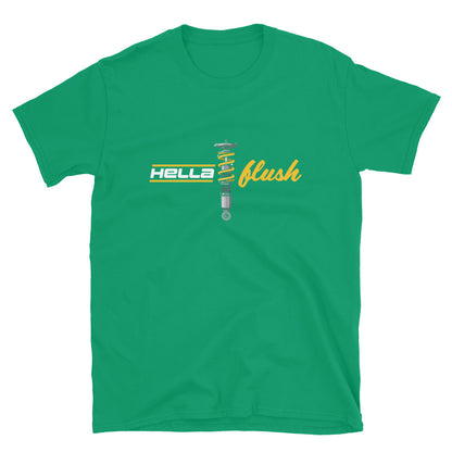 Hella Flush Tee — Static Stance graphic t-shirt, front view (26) — Marque automotive apparel