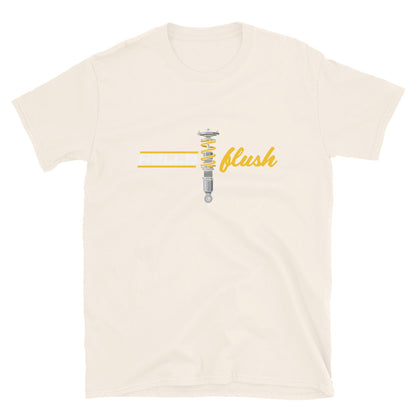 Hella Flush Tee — Static Stance graphic t-shirt, front view (3) — Marque automotive apparel