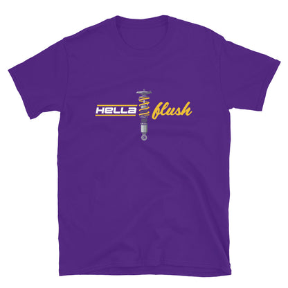Hella Flush Tee — Static Stance graphic t-shirt, front view (7) — Marque automotive apparel