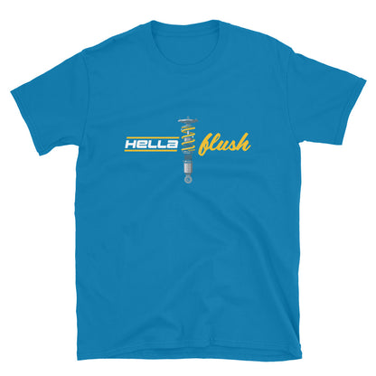 Hella Flush Tee — Static Stance graphic t-shirt, front view (22) — Marque automotive apparel