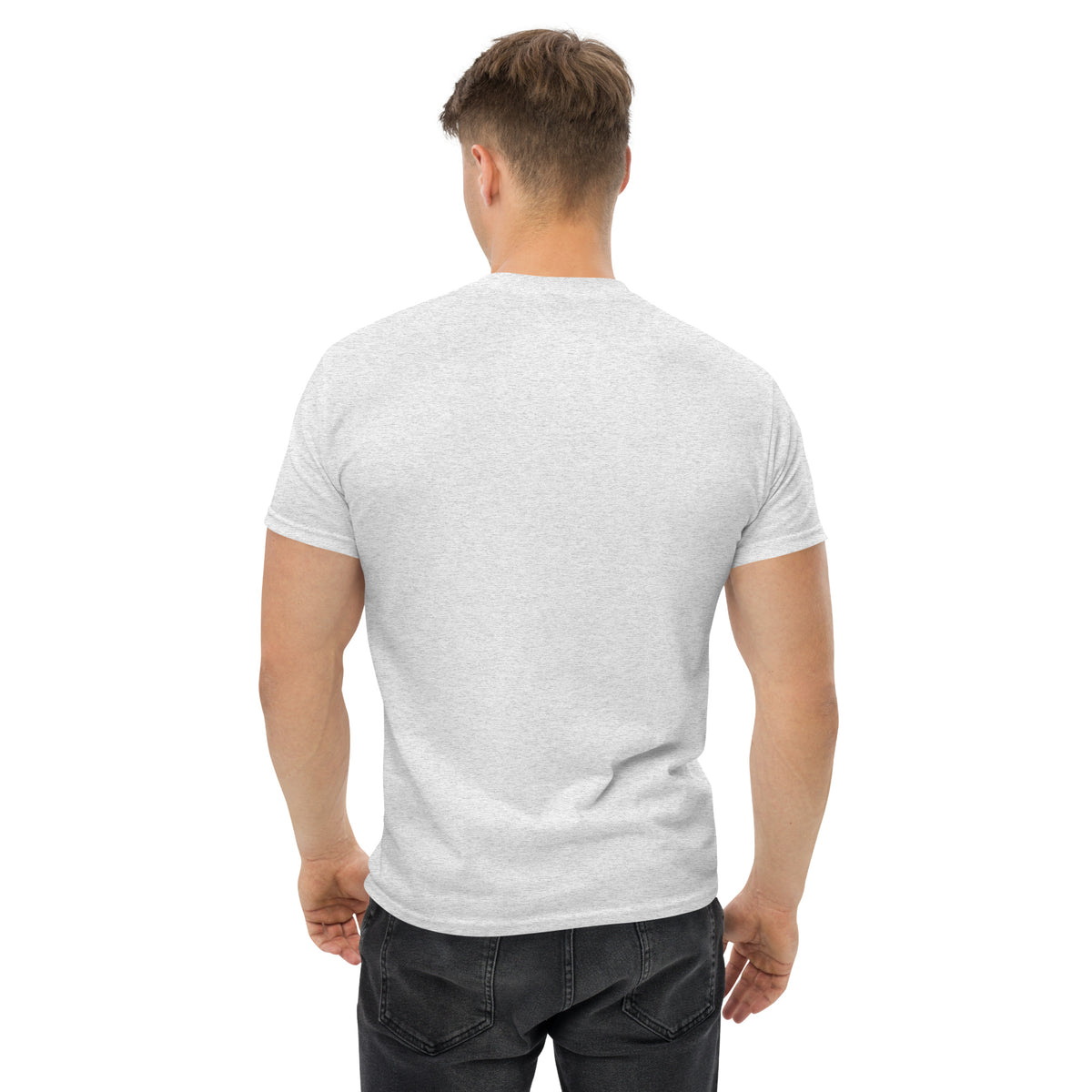 K20C Tee, Ash back view — plain back, Marque automotive apparel