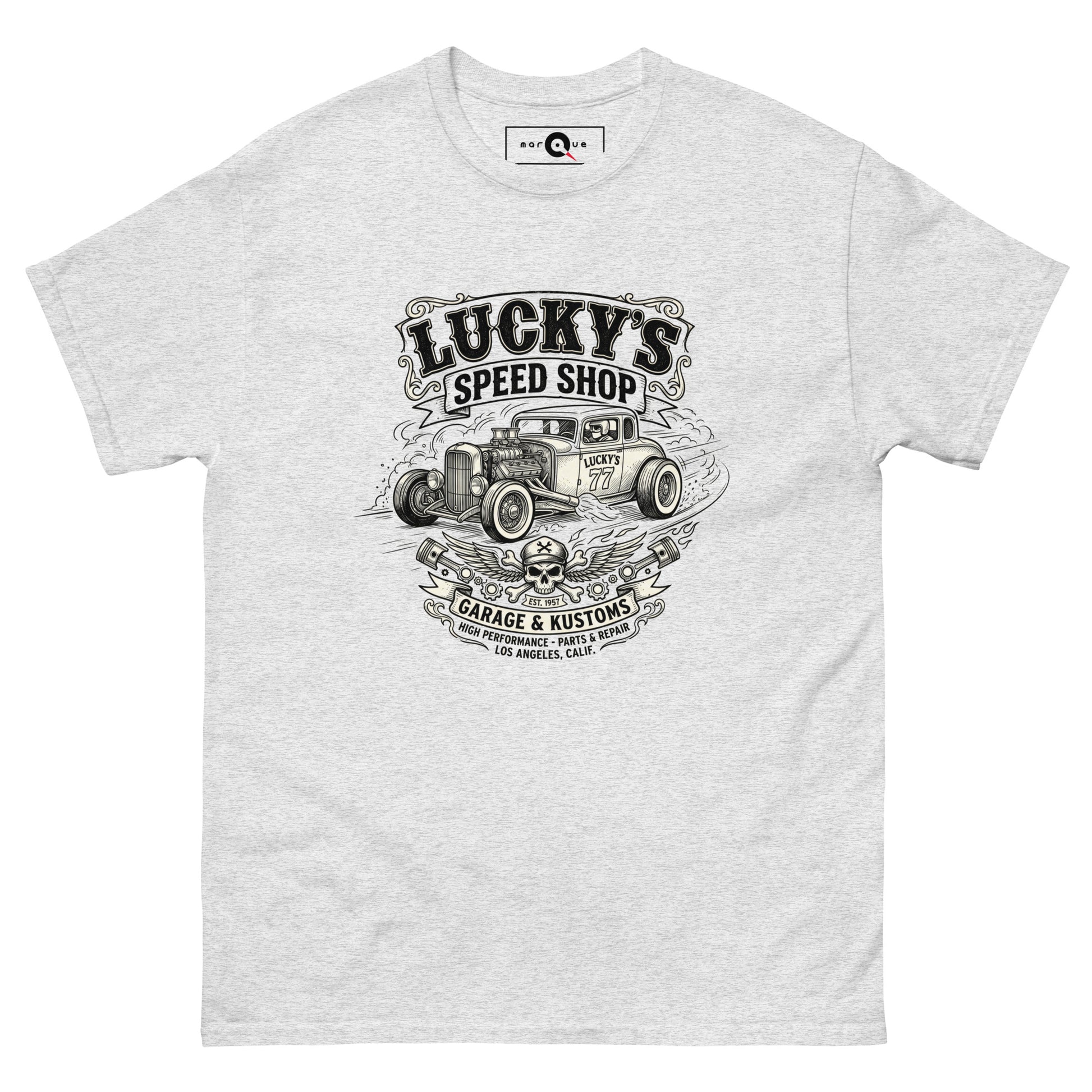 Vintage Lucky's Speed Shop graphic t-shirt — Marque