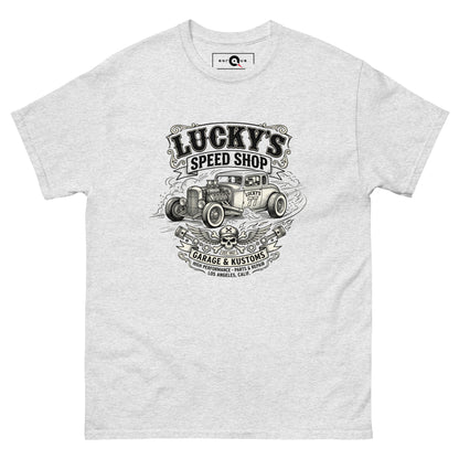 Vintage Lucky's Speed Shop graphic t-shirt — Marque