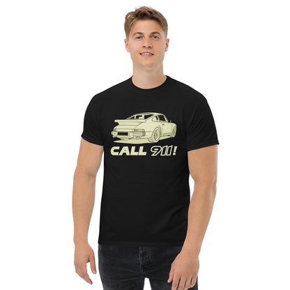Call 911 Tee — Garage Humor Edition — Marque automotive apparel