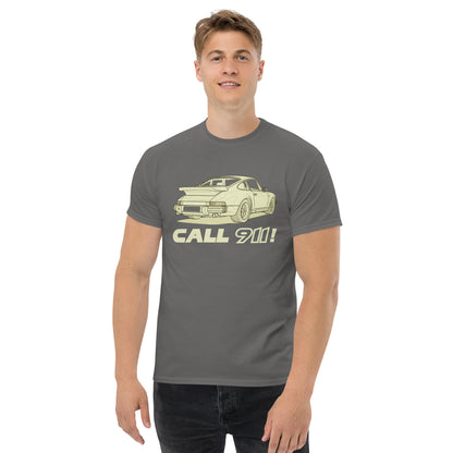 Call 911 Tee — Garage Humor Edition — Marque automotive apparel