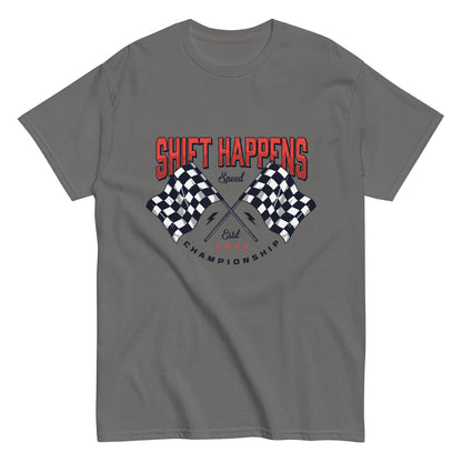 Shift Happens Tee — Marque automotive apparel