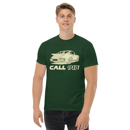 Call 911 Tee — Garage Humor Edition — Marque automotive apparel