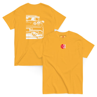 R34 Heritage Tee — Line Art — Marque automotive apparel