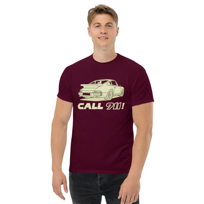 Call 911 Tee — Garage Humor Edition — Marque automotive apparel