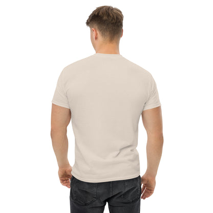 Rally Royalty Tee, Natural back view — plain back, Marque automotive apparel