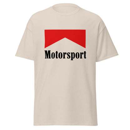 Motorsport racing graphic t-shirt — Marque