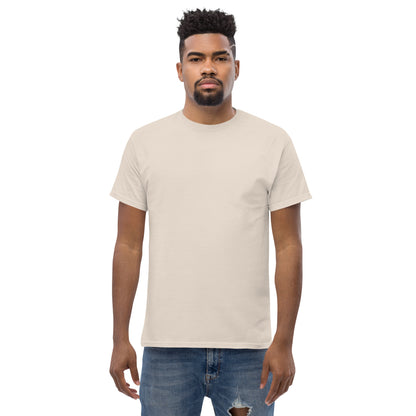 Front of the Natural Feel the Fear tee, left plain