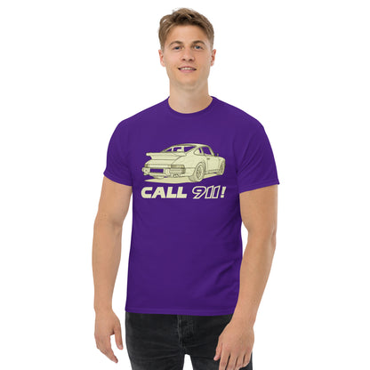 Call 911 Tee — Garage Humor Edition — Marque automotive apparel