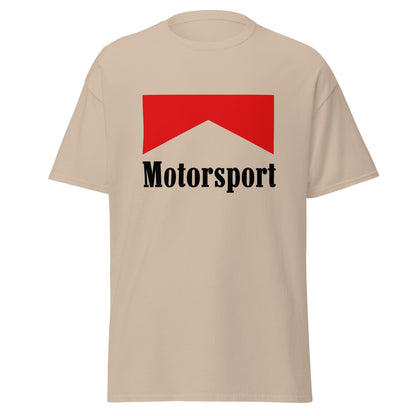 Motorsport racing graphic t-shirt — Marque