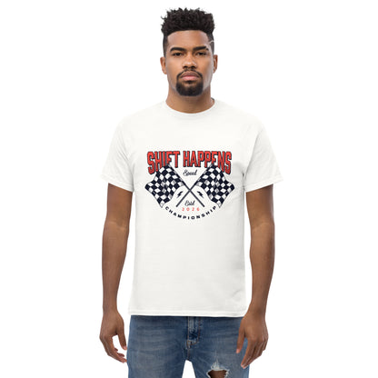 Shift Happens Tee — Marque automotive apparel