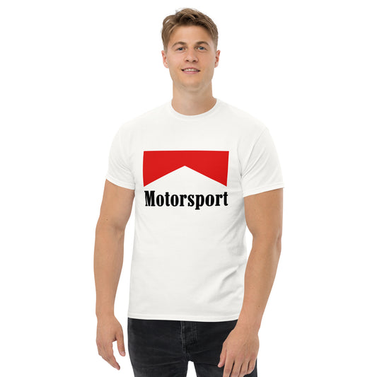 Motorsport racing graphic t-shirt — Marque
