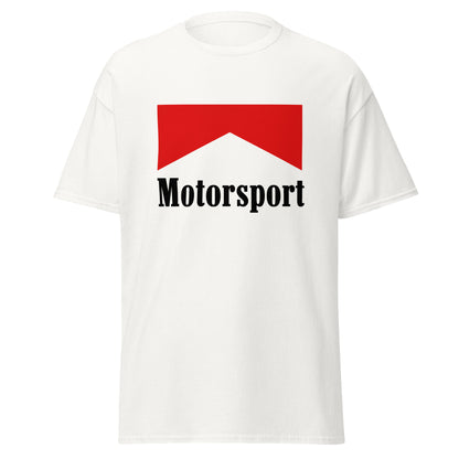 Motorsport racing graphic t-shirt — Marque