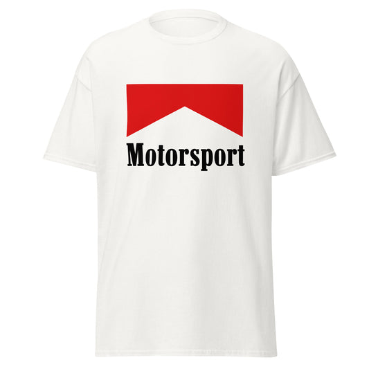 Motorsport racing graphic t-shirt — Marque