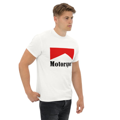 Motorsport racing graphic t-shirt — Marque