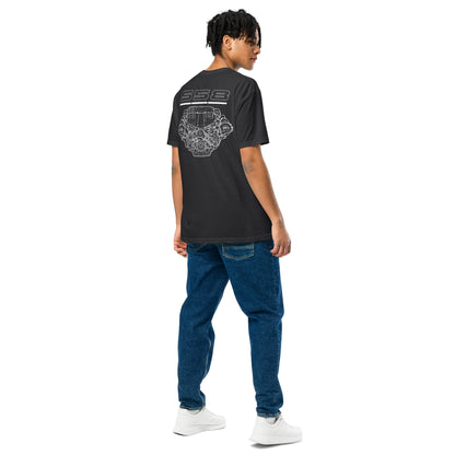 S58 straight-six engine graphic t-shirt — Marque