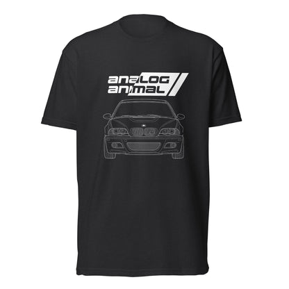 E46 Analog Animal German coupe graphic t-shirt — Marque
